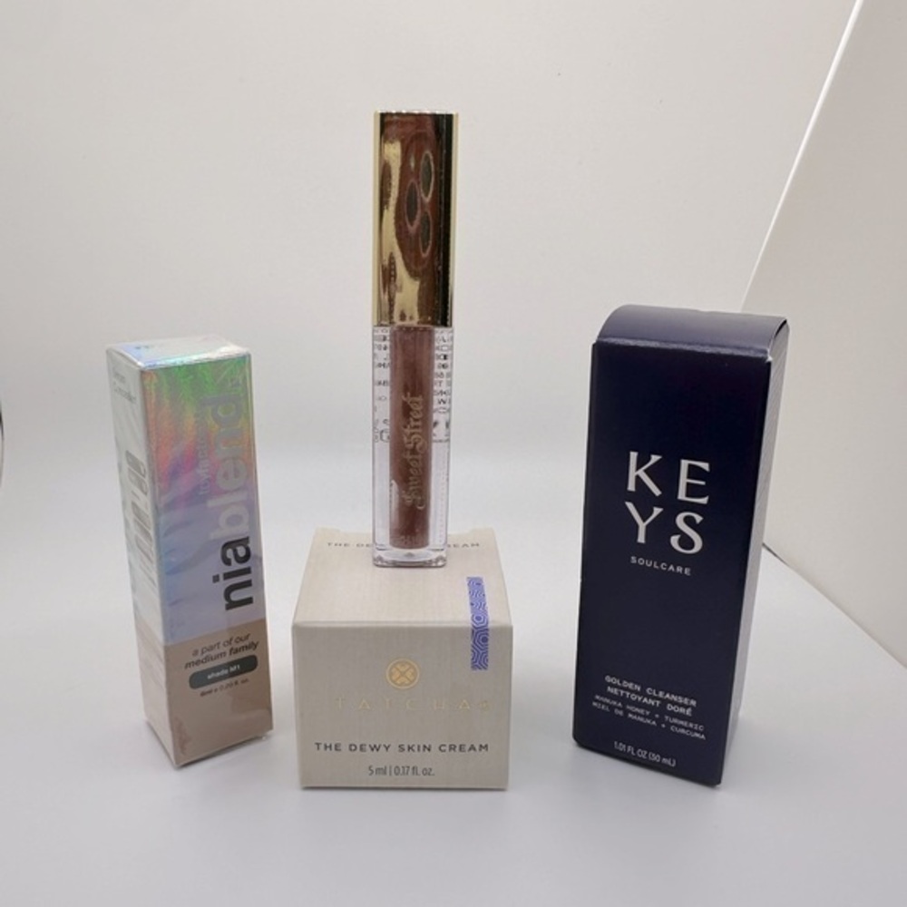 Luxury Mini Beauty Bundle - Tatcha, Toyfactory, KEYS & Sweet Street